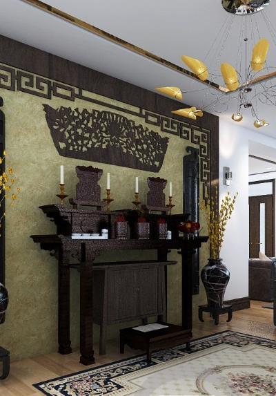  Phòng thờ đẹp và sang trọng cho biệt thự và chung cư cao cấp - Mẫu 14